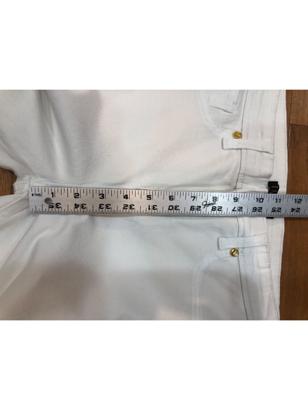 IMAN Smoothing & Sculpting White Skinny Jeans Size 8T - Picture 4 of 10
